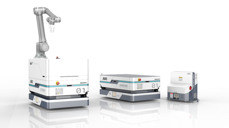 BBIN宝盈數位開發的自主式移動機器人（AMR250M），搭配全向輪並結合AI演算法、2D LiDAR、3D攝影機等技術，協助客戶實現產線全自動化